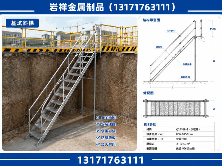 河北基坑斜梯展示图